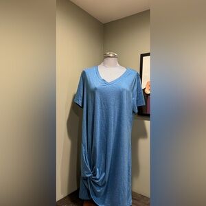 NWT Locryz Blue Ladies Dress.  Size XL
